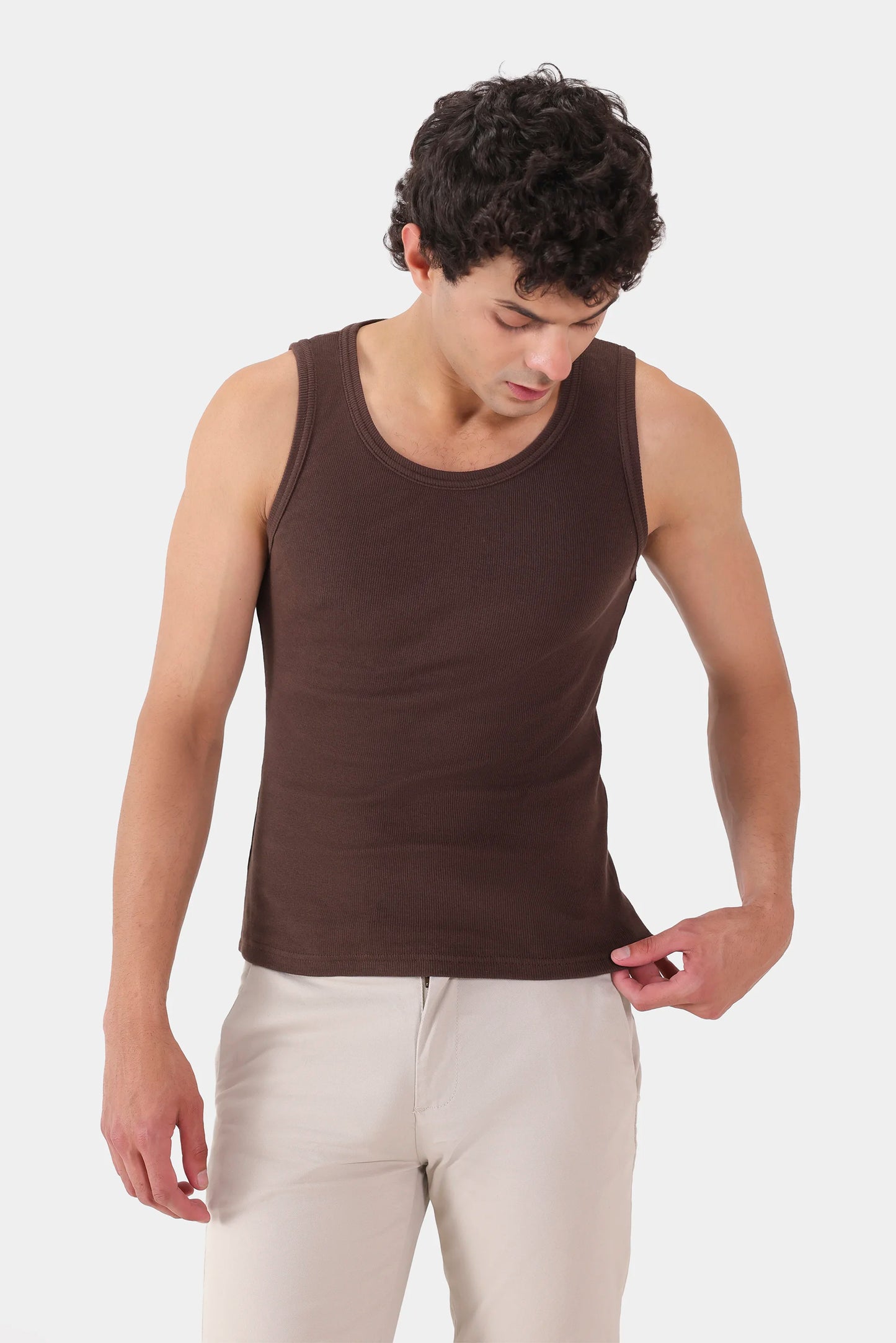 Ribbed Tank Top - Cougar Clothing