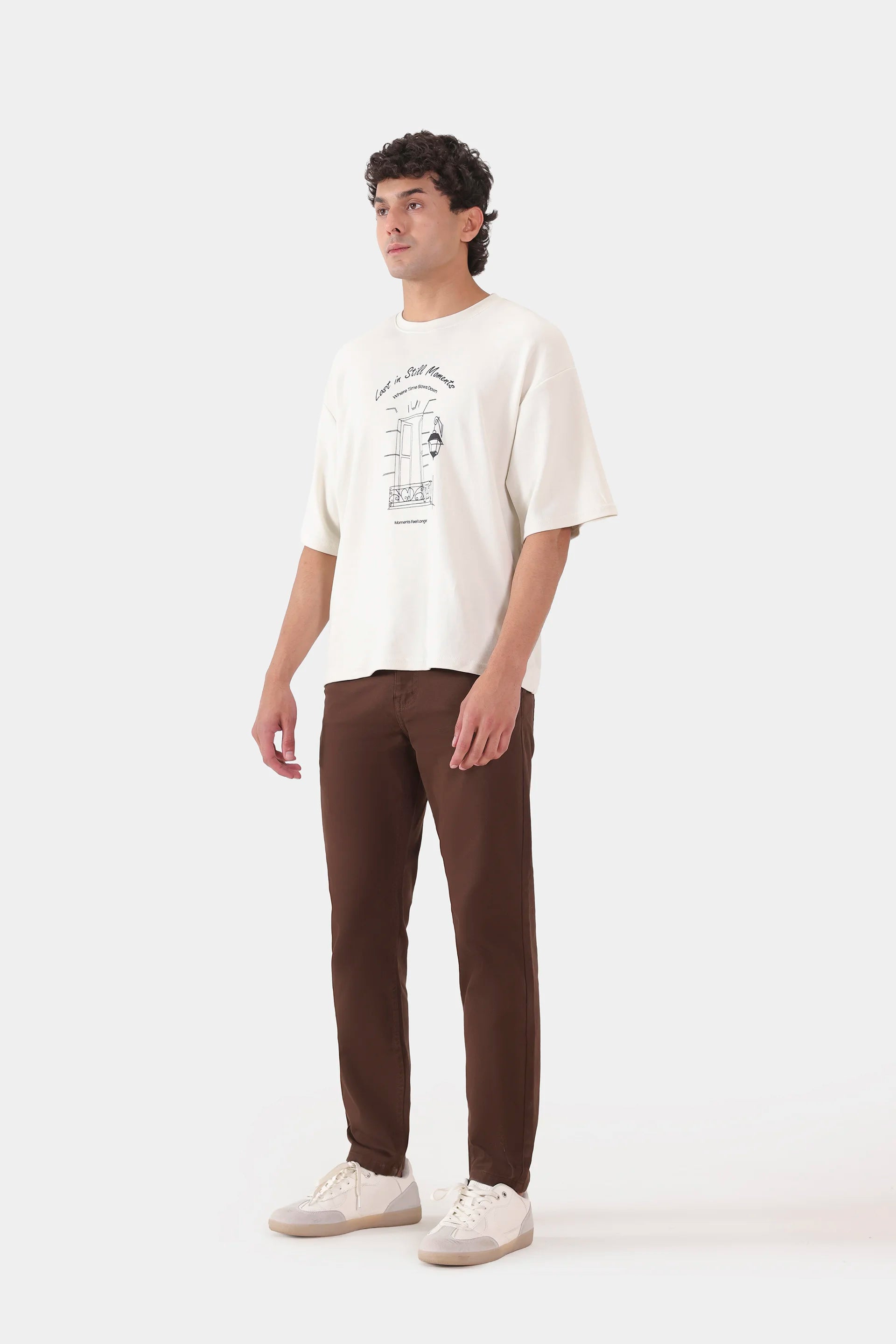Boxy Interlock Graphic T-Shirt - Cougar Clothing