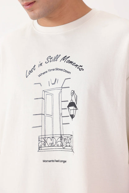 Boxy Interlock Graphic T-Shirt - Cougar Clothing