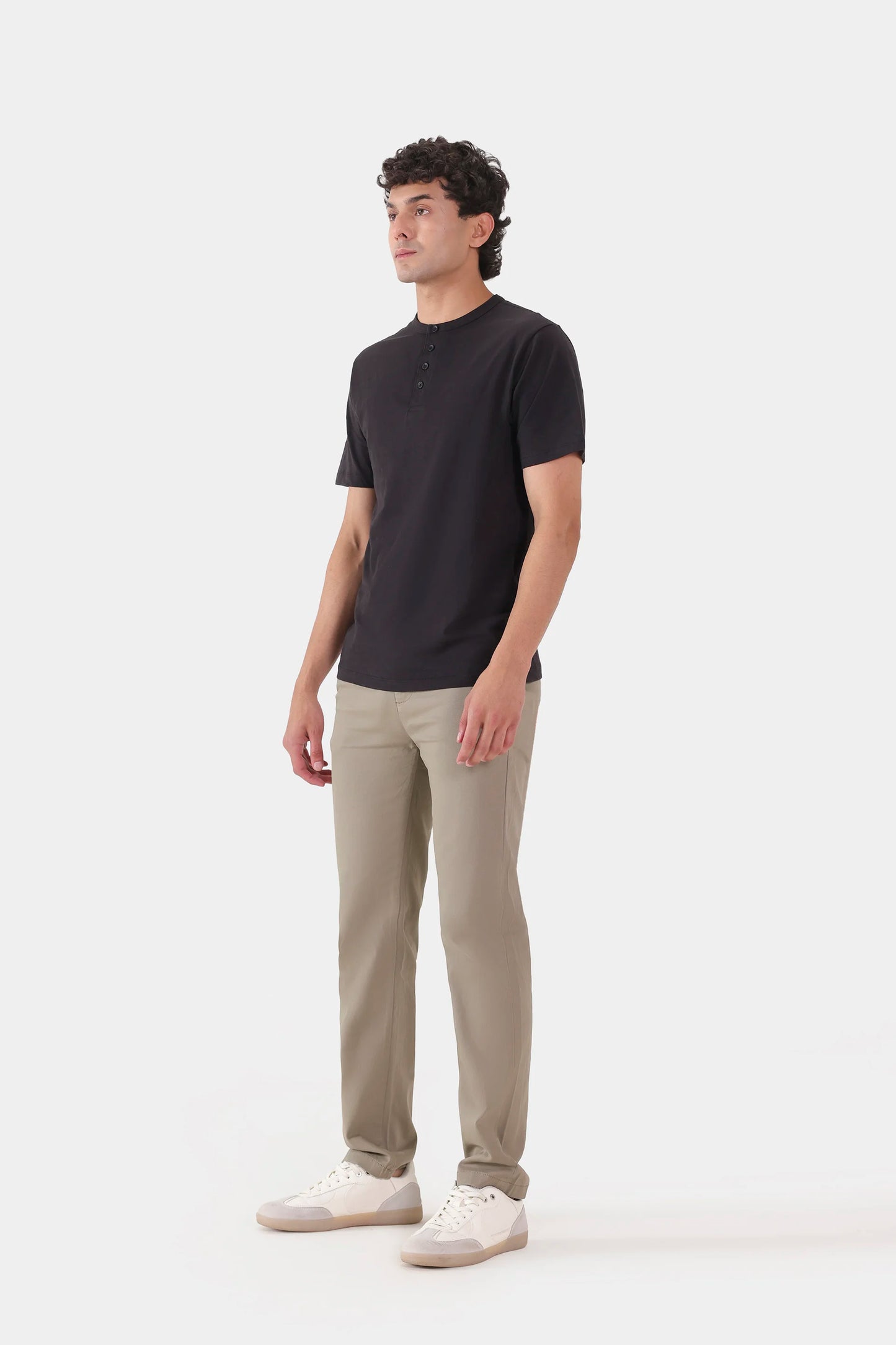 Jacquard Jersey Henley - Cougar Clothing