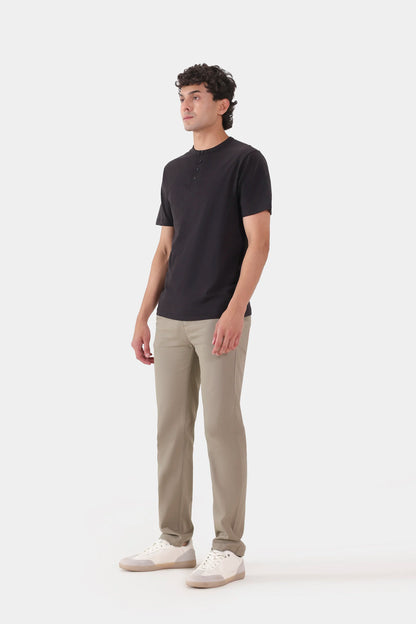 Jacquard Jersey Henley - Cougar Clothing