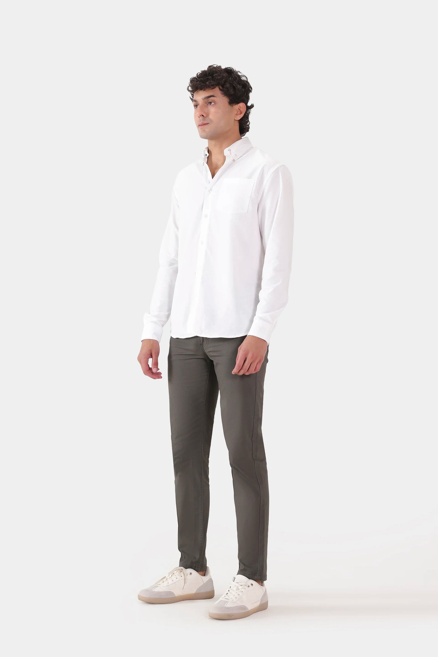 Chambray Button-Down Shirt - Cougar Clothing
