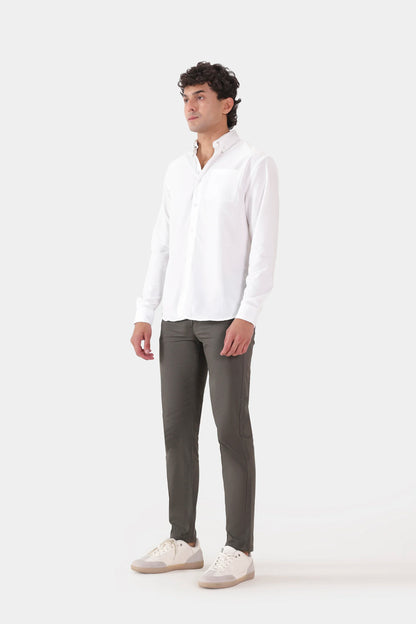 Chambray Button-Down Shirt - Cougar Clothing
