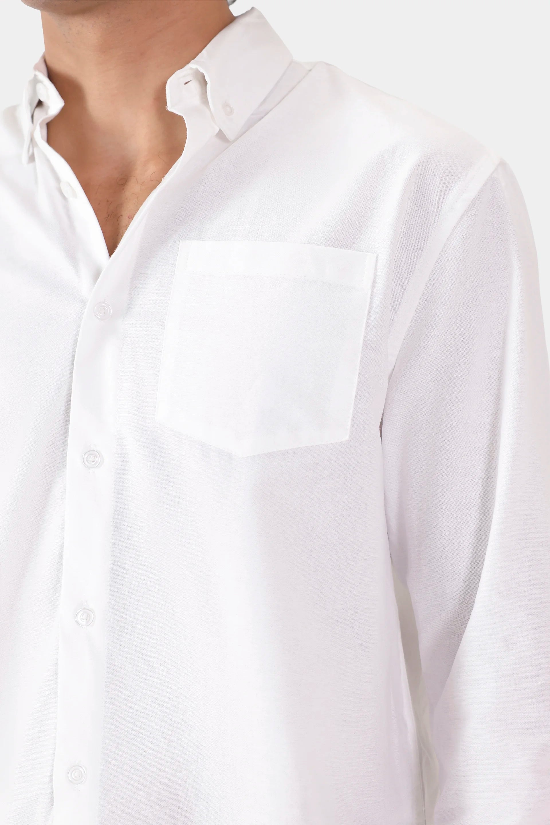 Chambray Button-Down Shirt - Cougar Clothing