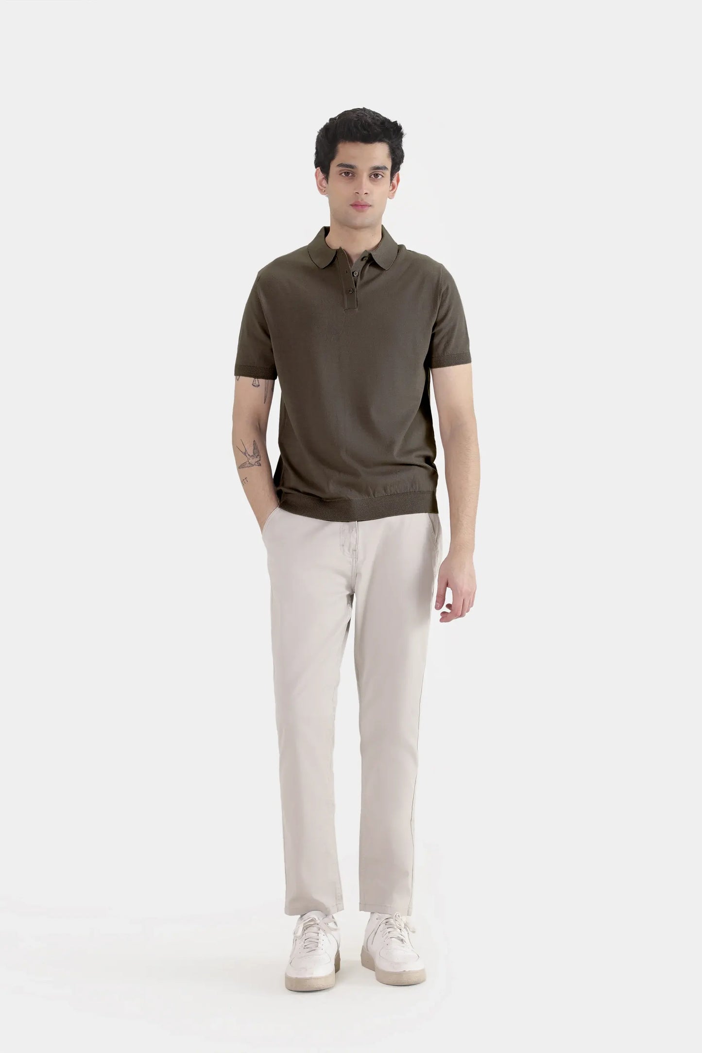 Fine-Knit Polo - Cougar Clothing