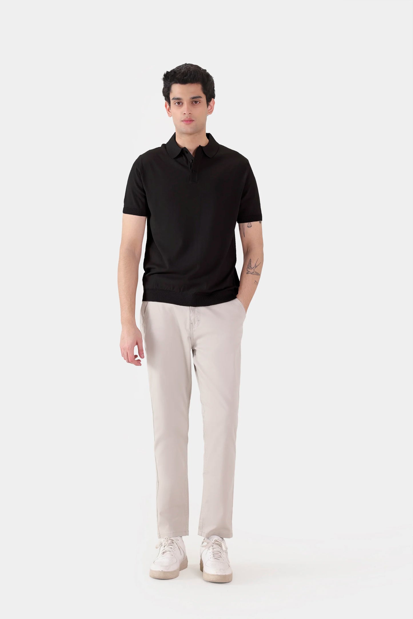 Fine-Knit Polo - Cougar Clothing