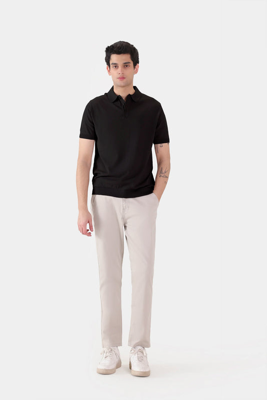 Fine-Knit Polo - Cougar Clothing
