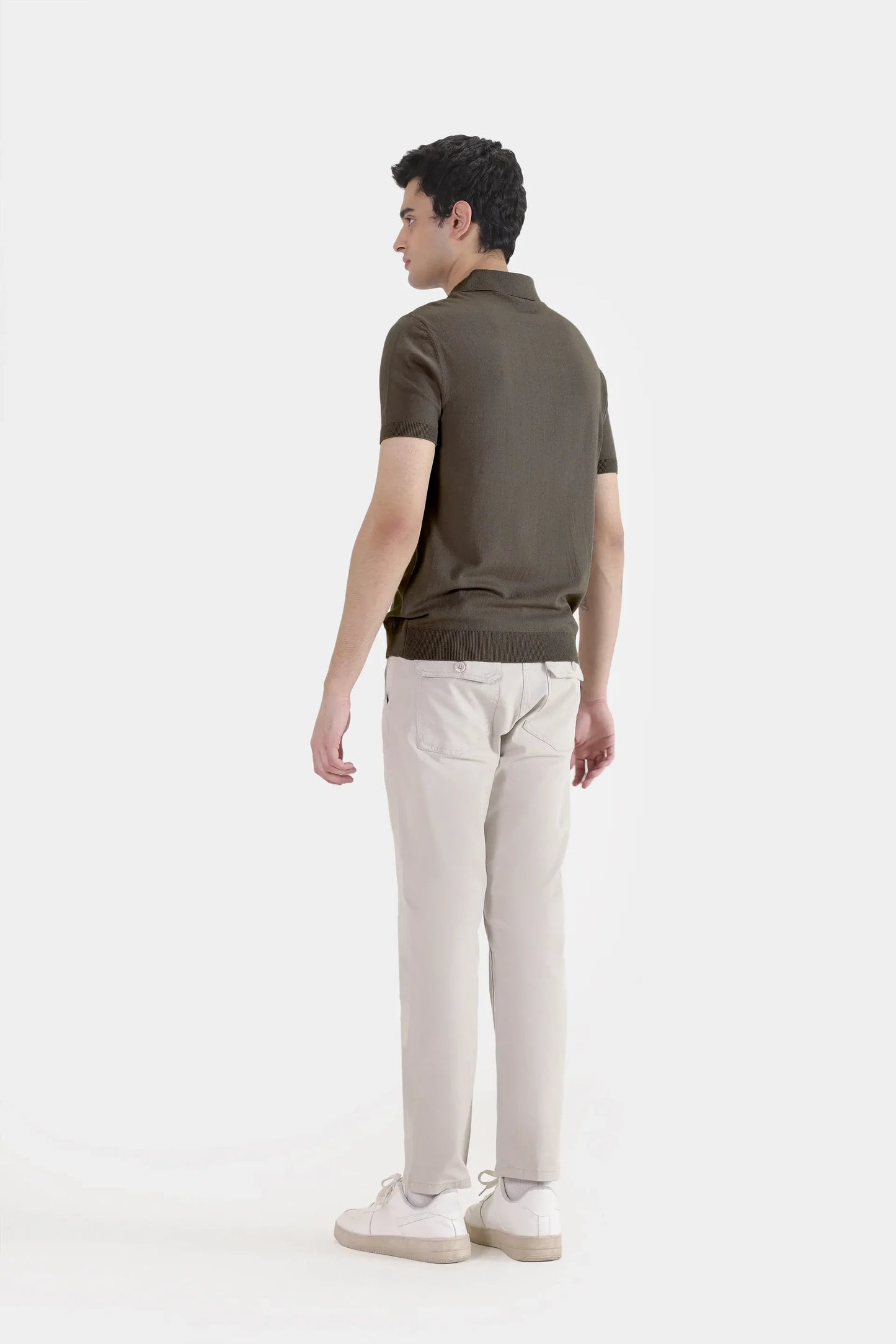 Fine-Knit Polo - Cougar Clothing