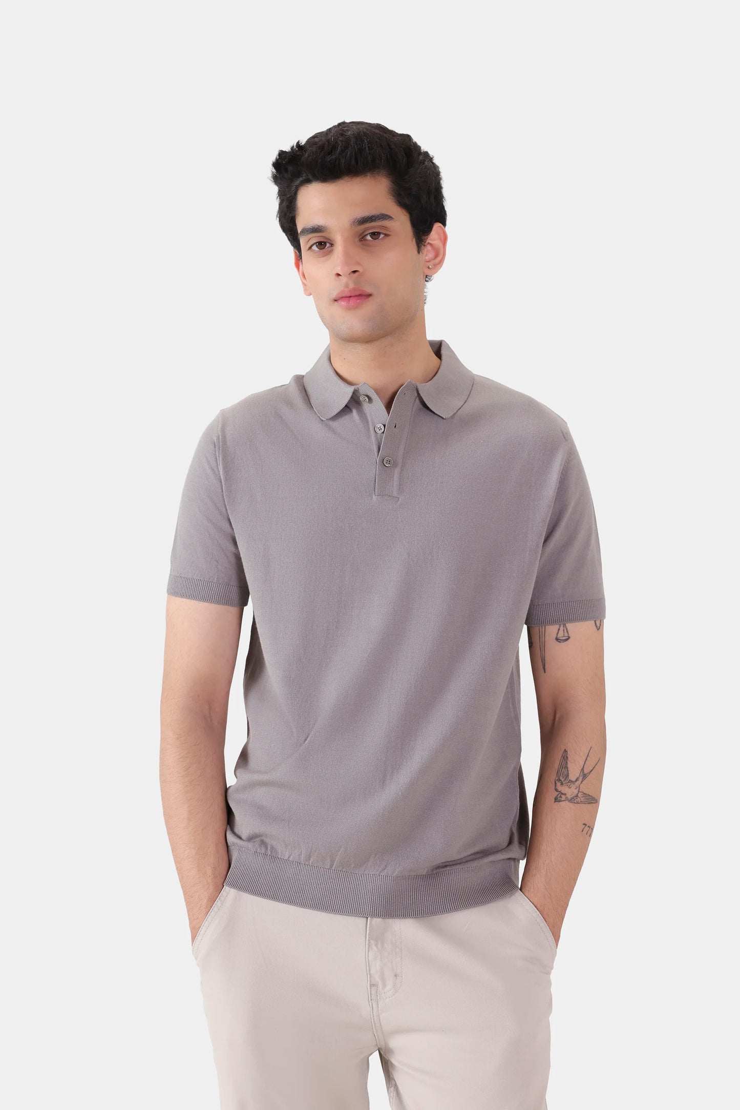 Fine-Knit Polo - Cougar Clothing