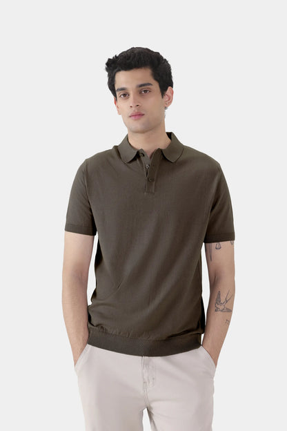Fine-Knit Polo - Cougar Clothing