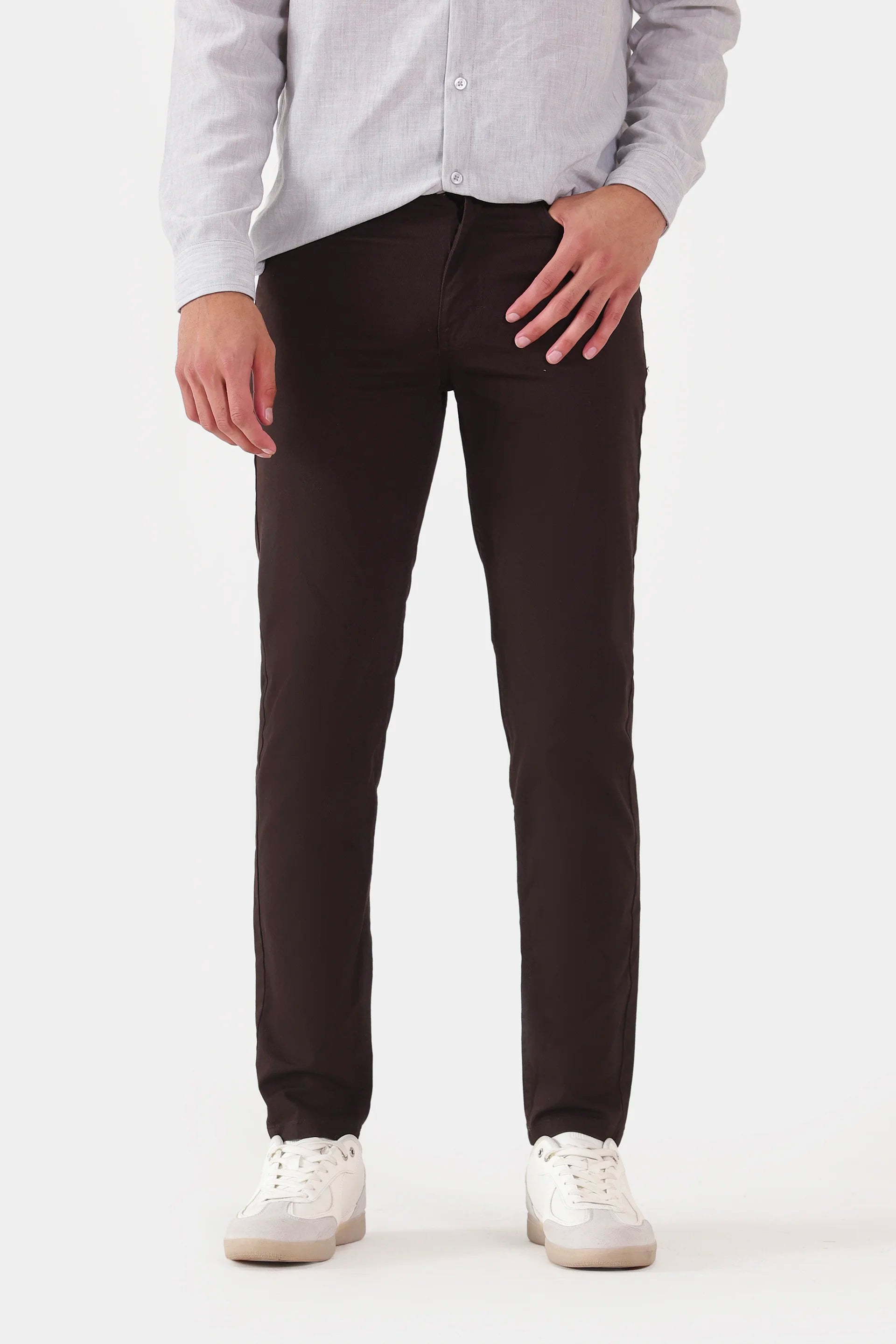 Slim Fit 5-Pocket Pants - Cougar Clothing