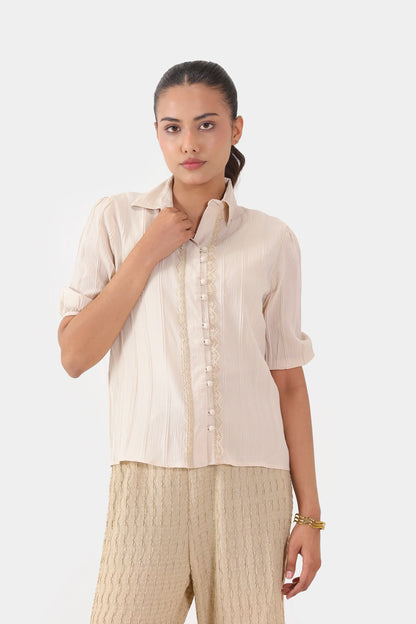 Lace-Trim Top - Cougar Clothing