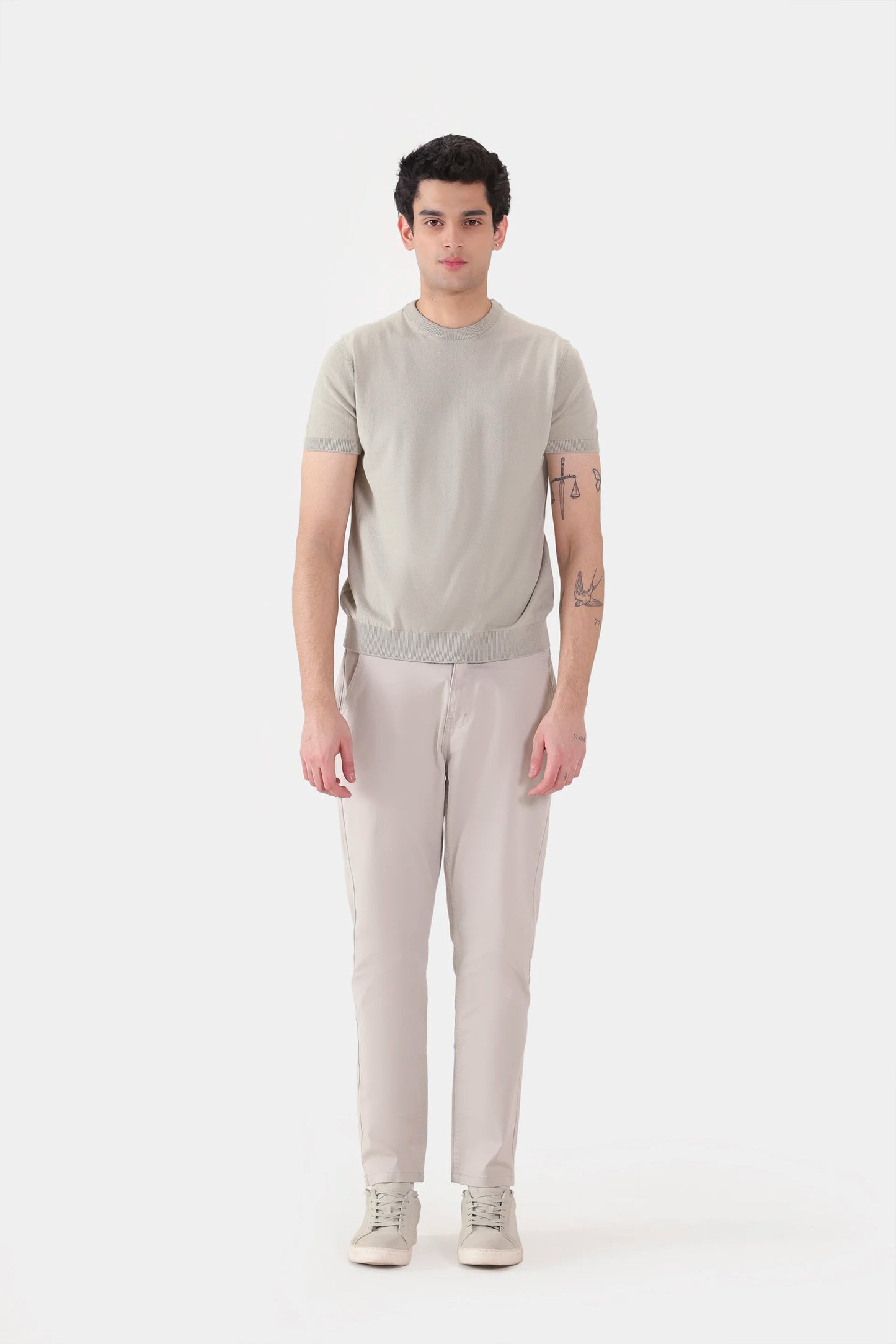 Fine-Knit T-Shirt - Cougar Clothing