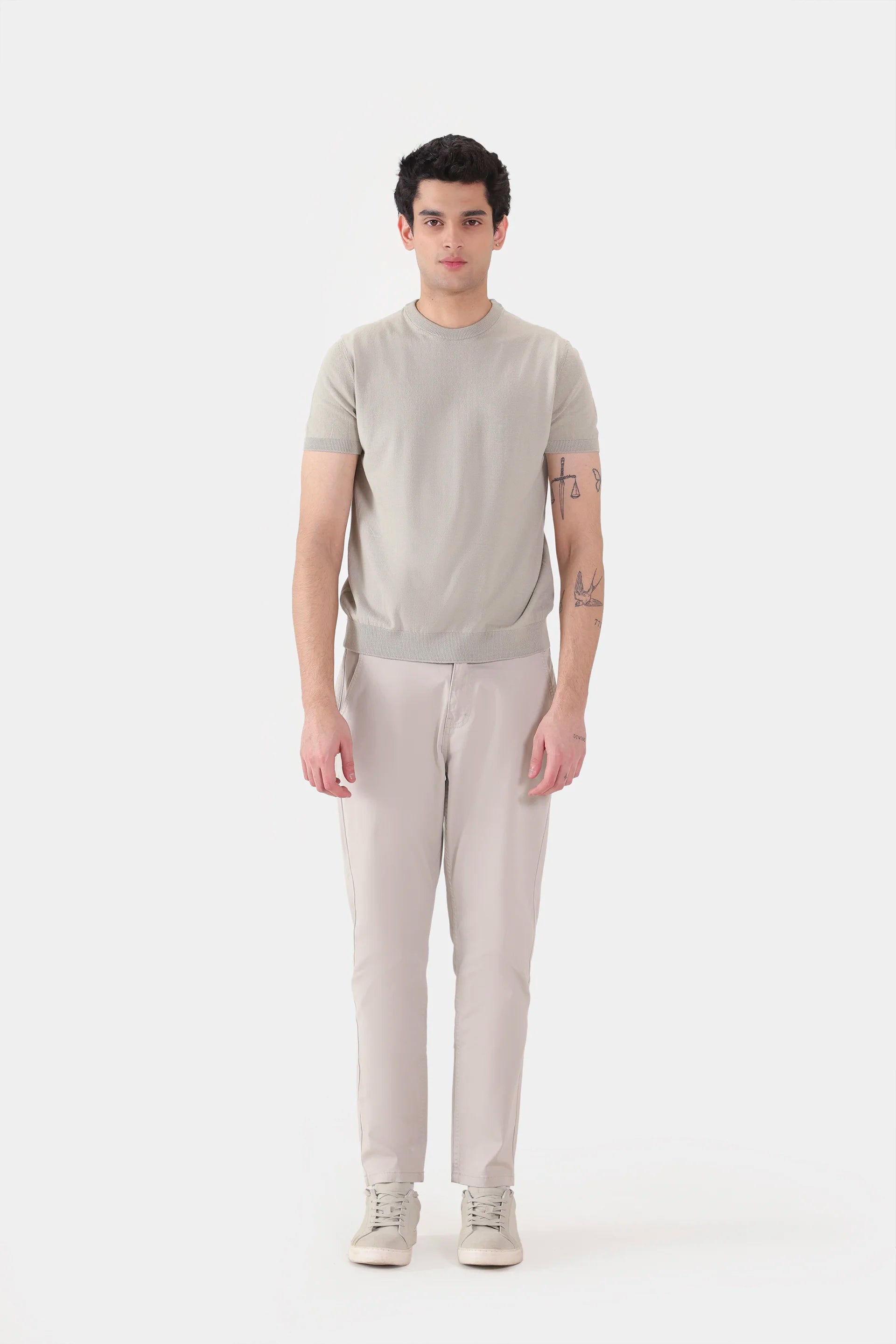 Fine-Knit T-Shirt - Cougar Clothing
