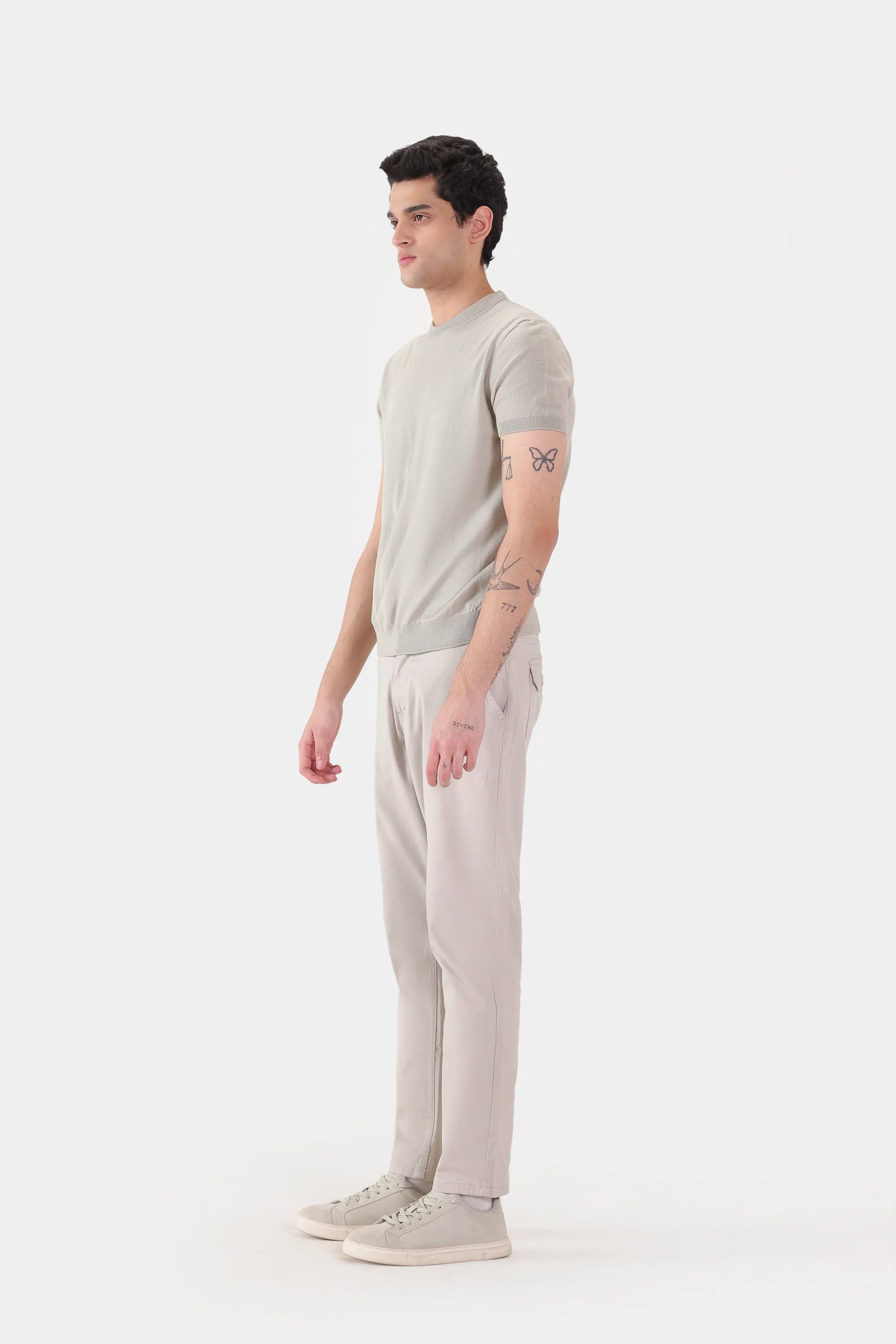 Fine-Knit T-Shirt - Cougar Clothing