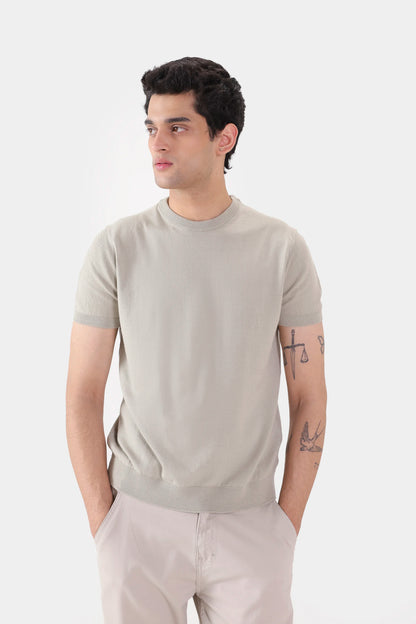 Fine-Knit T-Shirt - Cougar Clothing