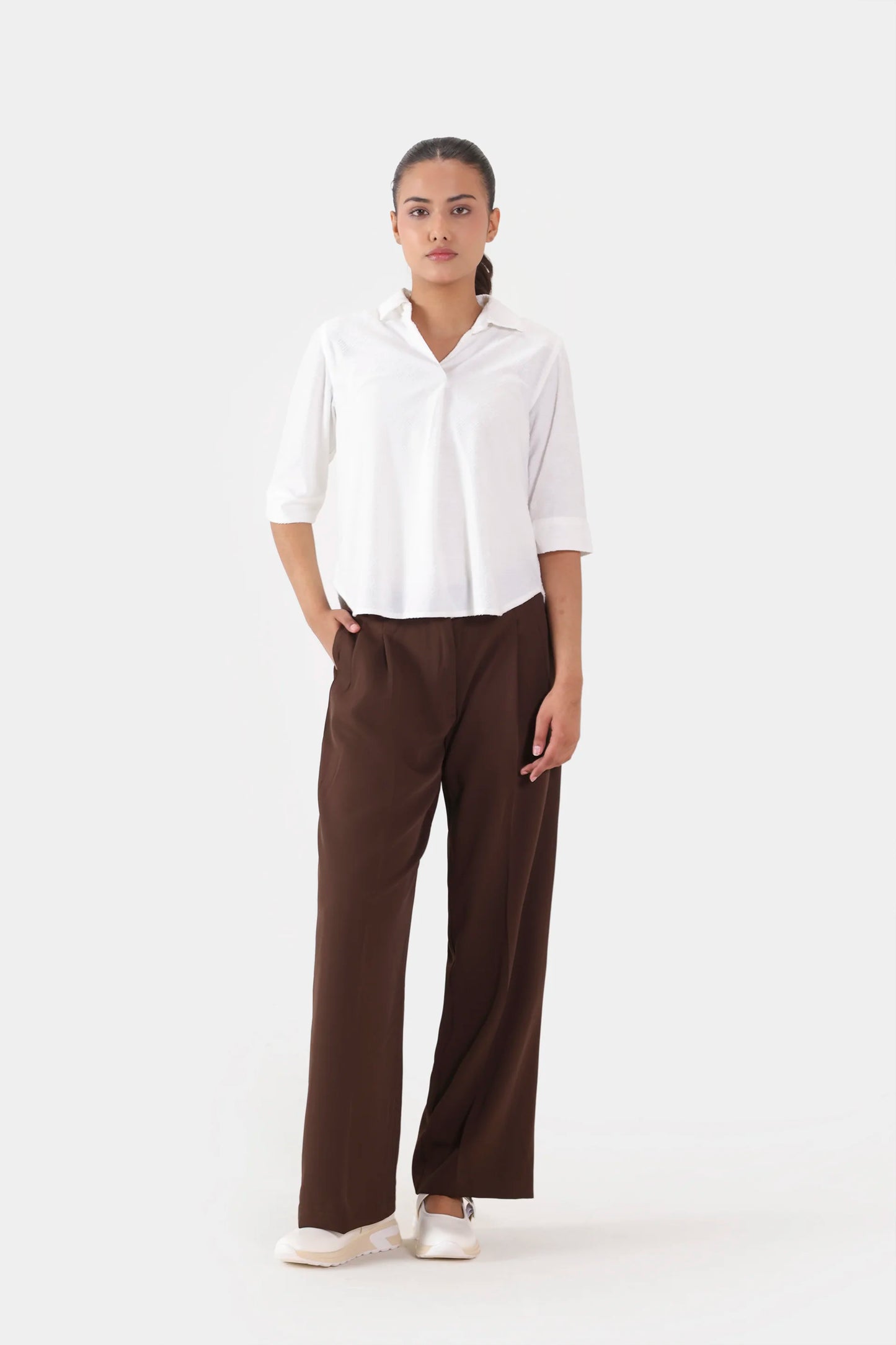 Self Embossed Top - Cougar Clothing