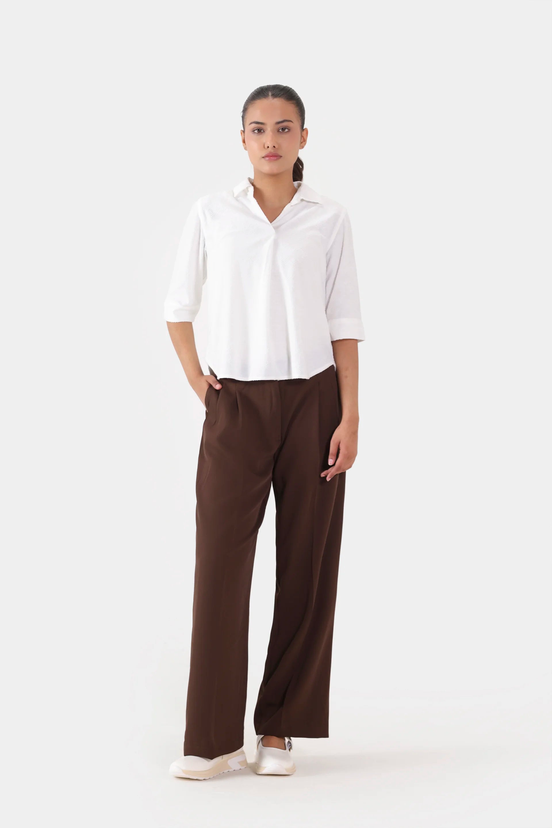 Self Embossed Top - Cougar Clothing