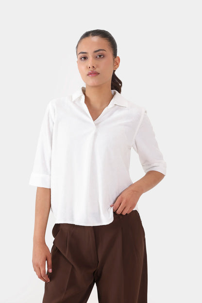 Self Embossed Top - Cougar Clothing