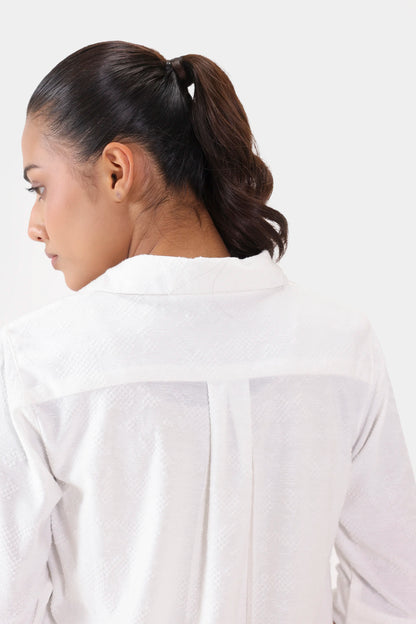 Self Embossed Top - Cougar Clothing