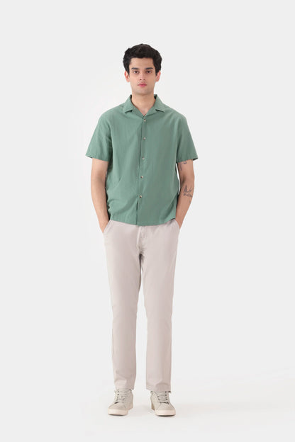 Linen Blend Shirt - Cougar Clothing