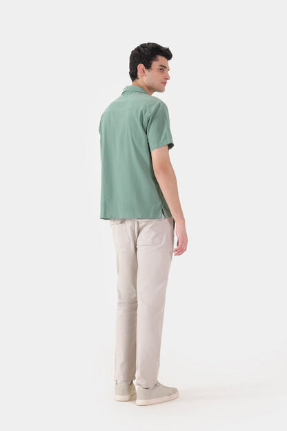 Linen Blend Shirt - Cougar Clothing