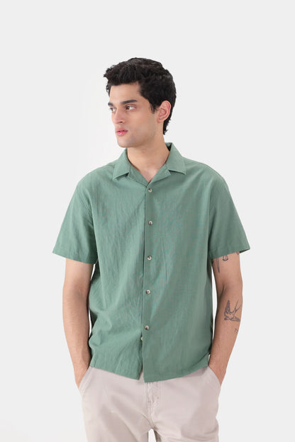 Linen Blend Shirt - Cougar Clothing
