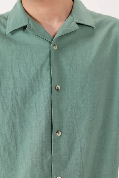 Linen Blend Shirt - Cougar Clothing