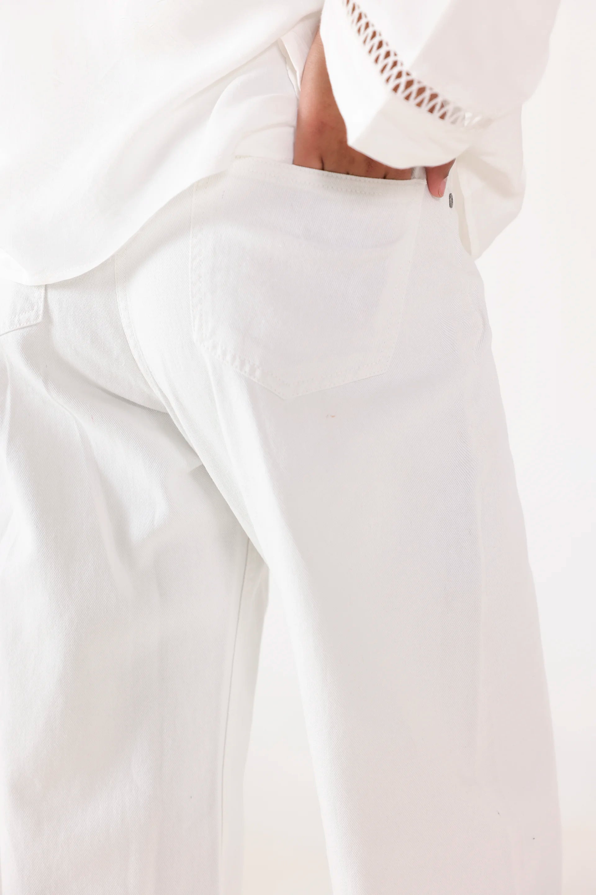 Raw Silk Embroidered Top - Cougar Clothing