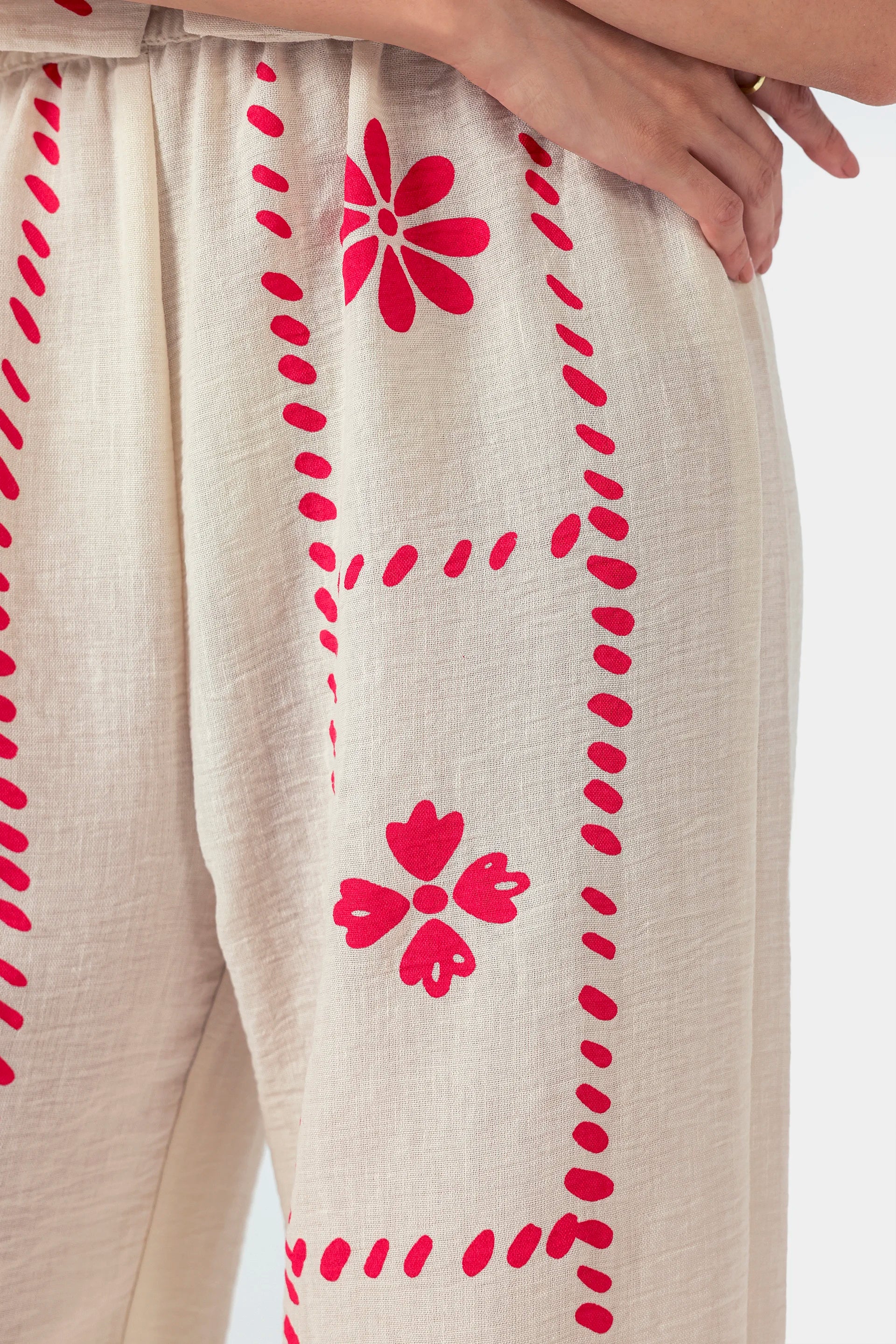 Wide Leg Pleated Trousers - Cougar Clothing