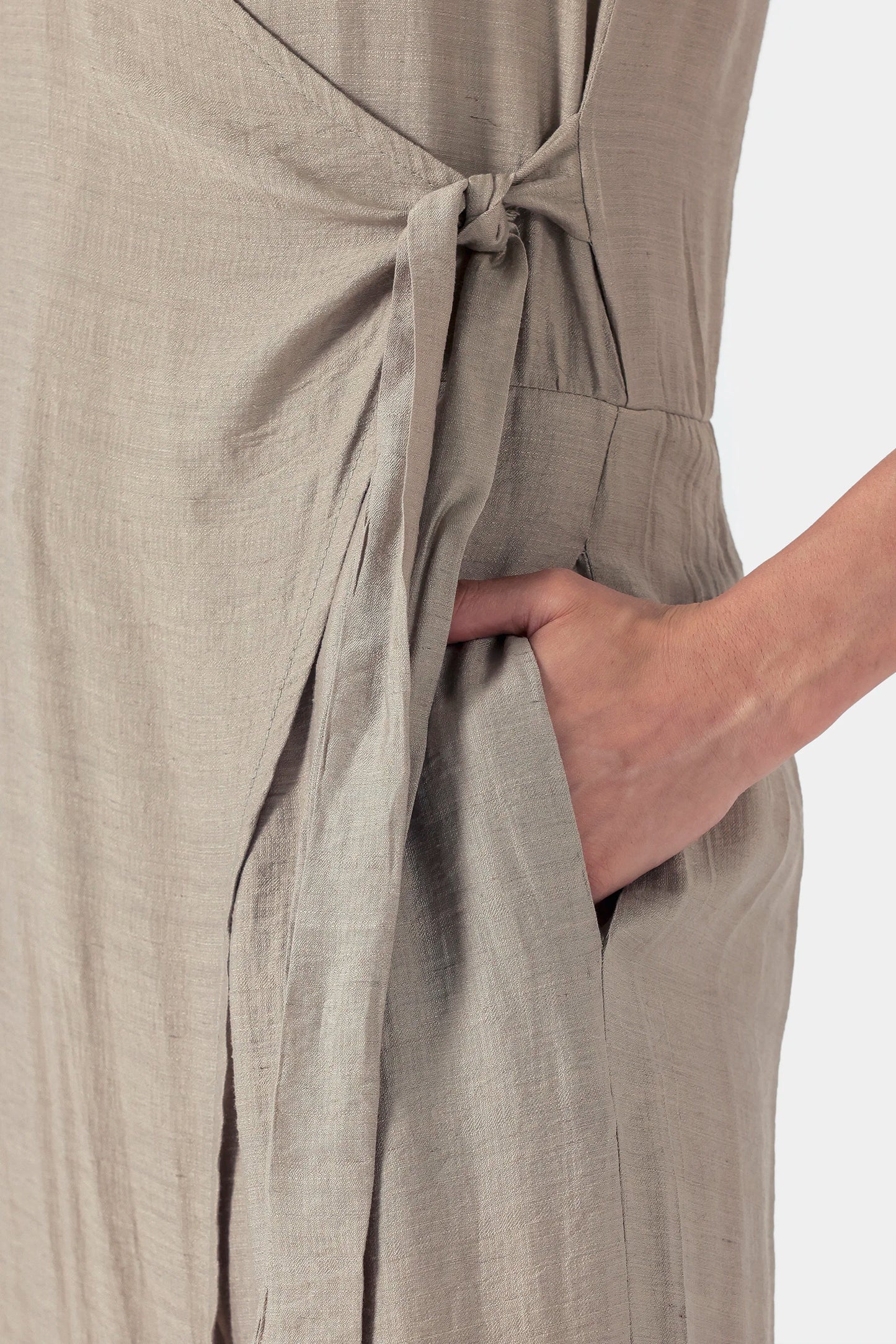 Wrap Front Jumpsuit - Cougar Clothing