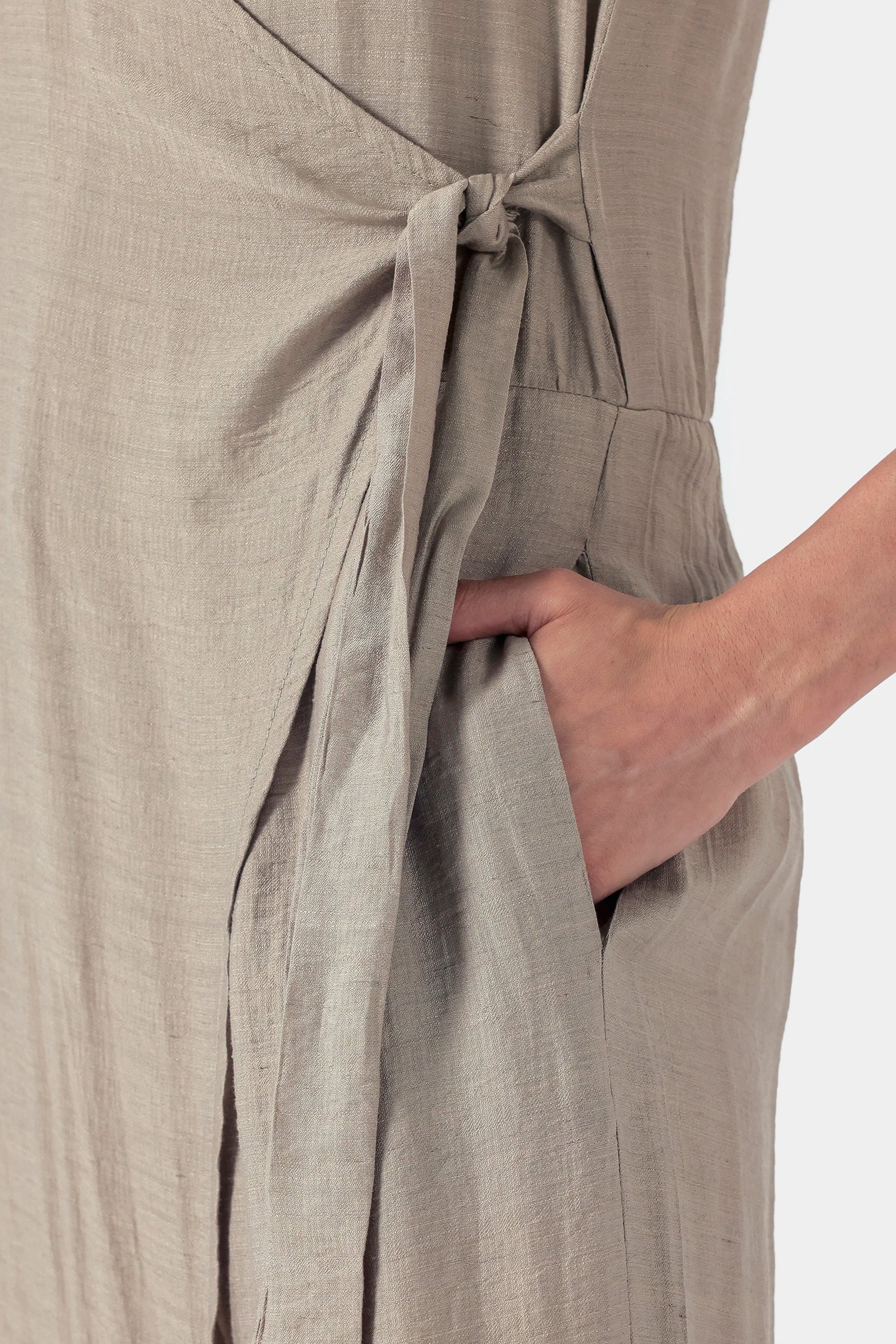 Wrap Front Jumpsuit - Cougar Clothing