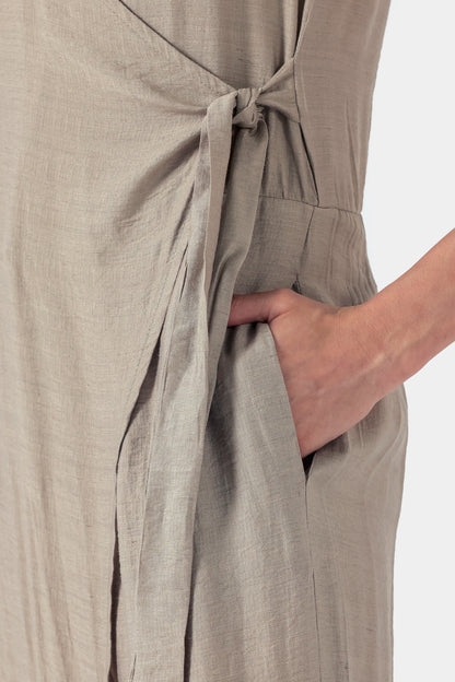 Wrap Front Jumpsuit - Cougar Clothing
