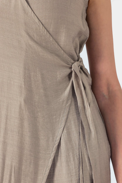 Wrap Front Jumpsuit - Cougar Clothing