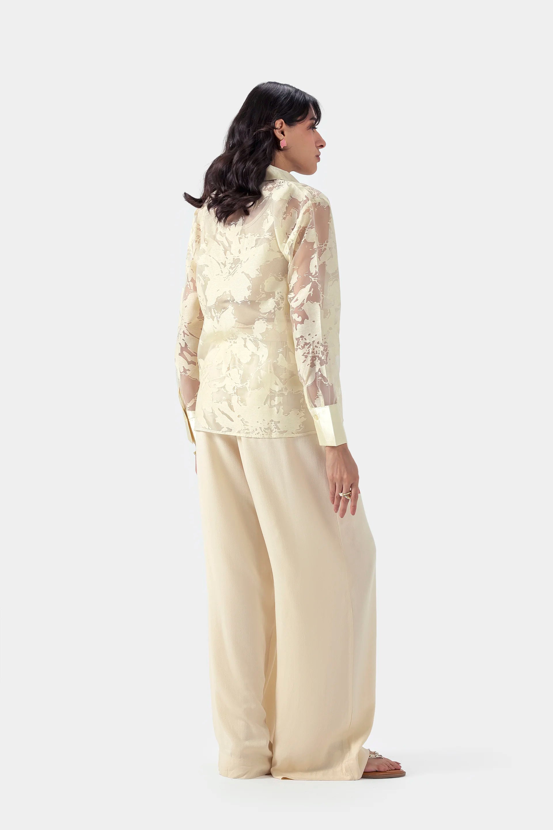Organza Drapery Shirt - Cougar Clothing