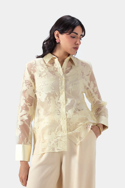 Organza Drapery Shirt - Cougar Clothing