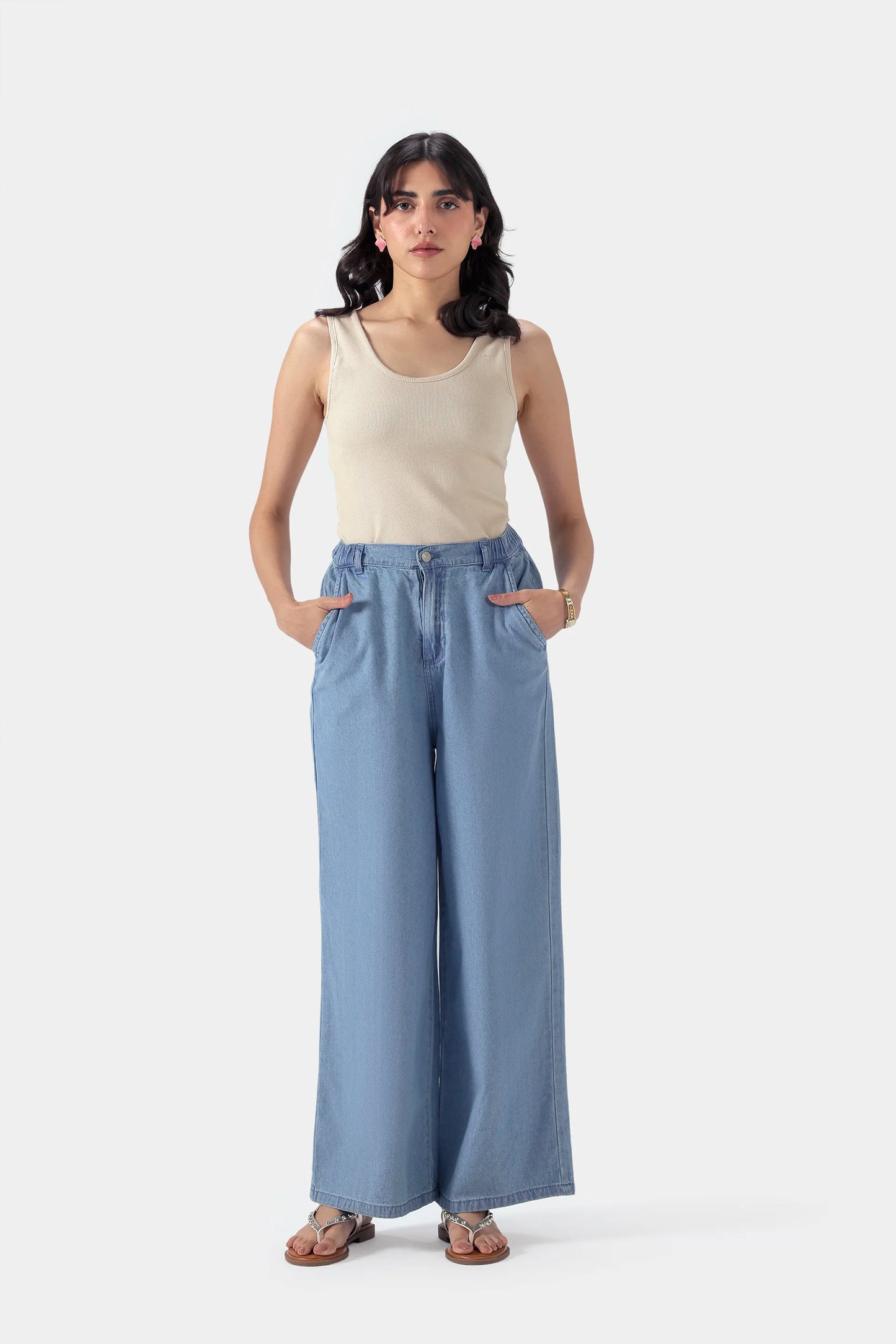 Wide Leg Jeans - Cougar Clothing