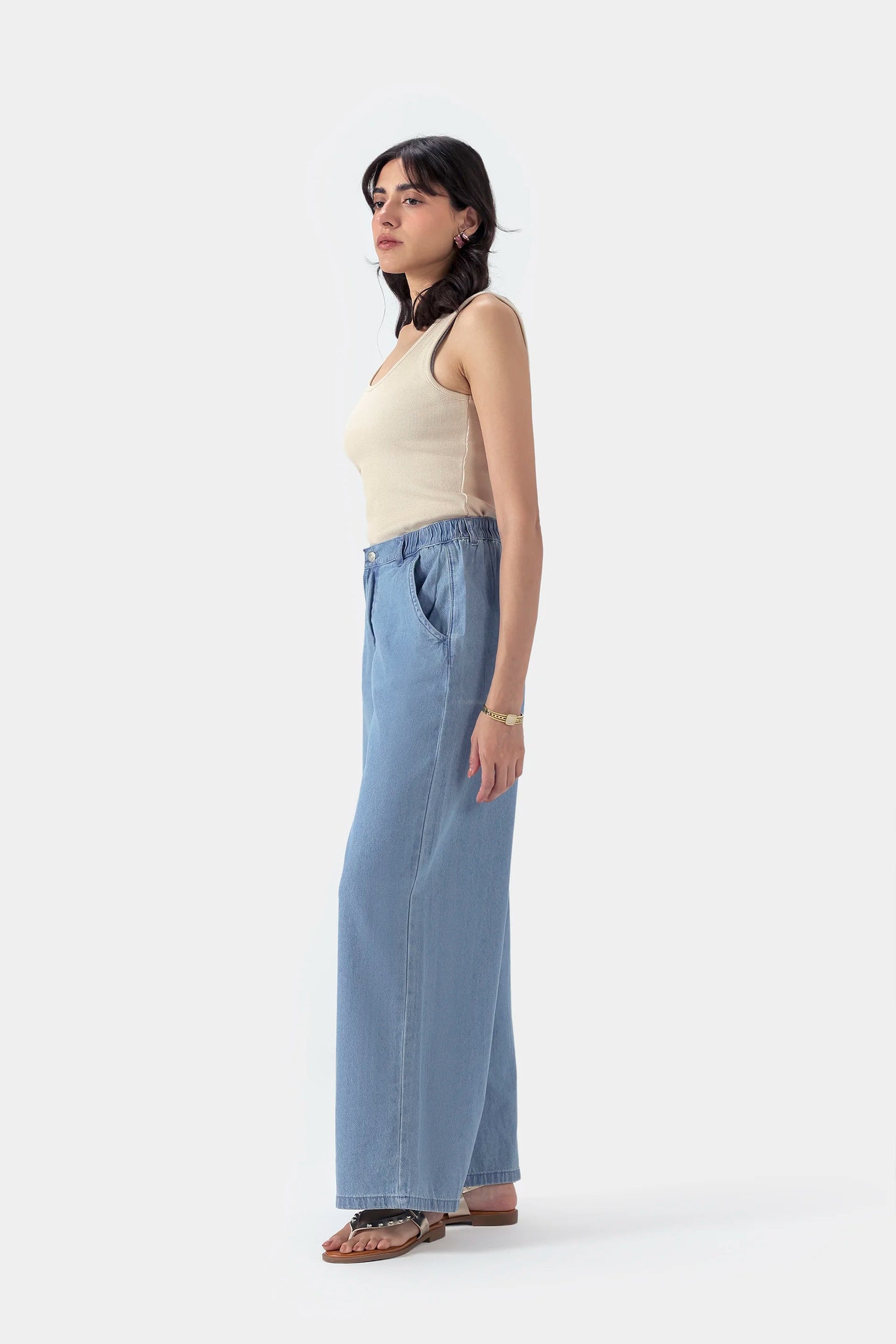 Wide Leg Jeans - Cougar Clothing