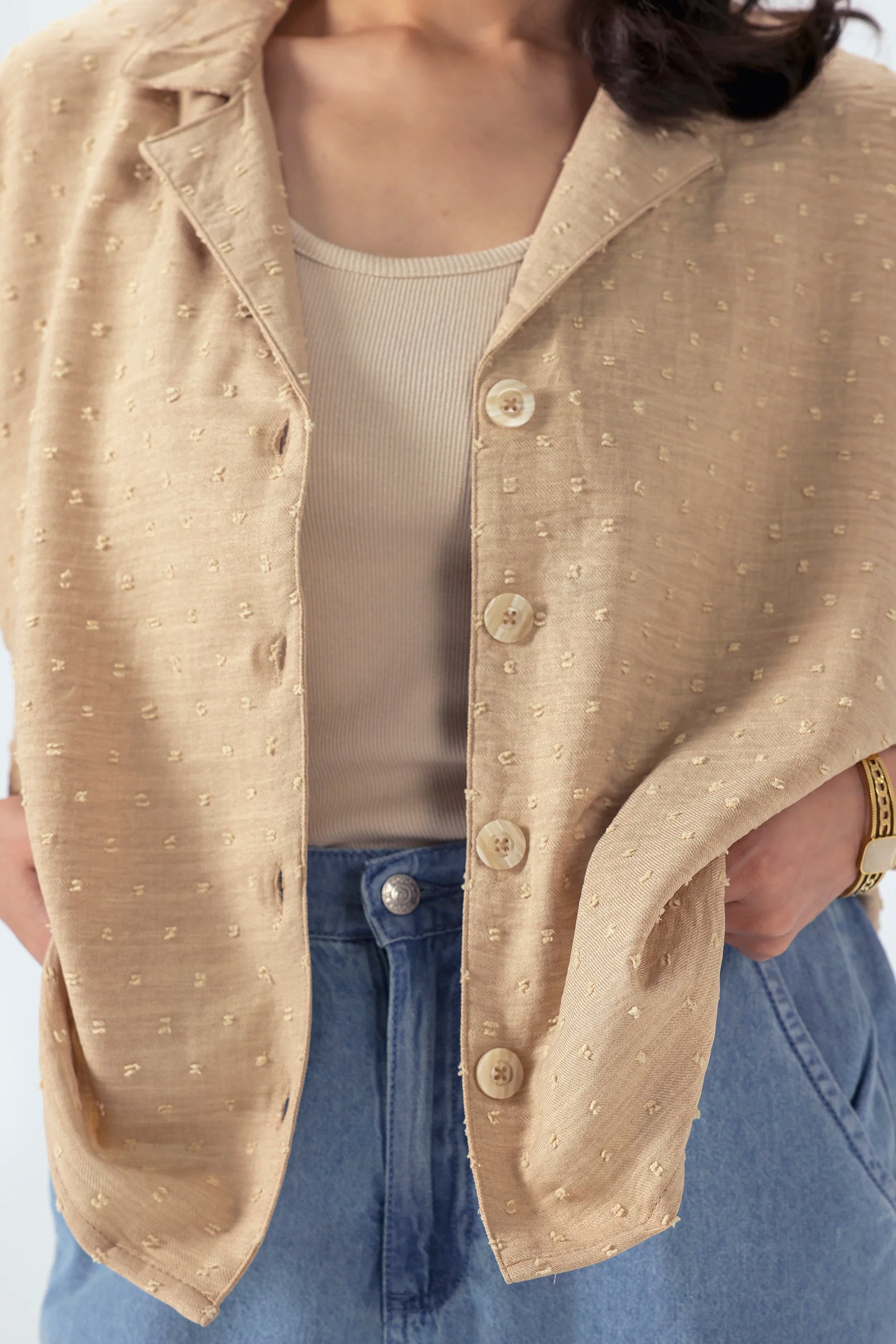 Dotted Jacquard Shirt - Cougar Clothing