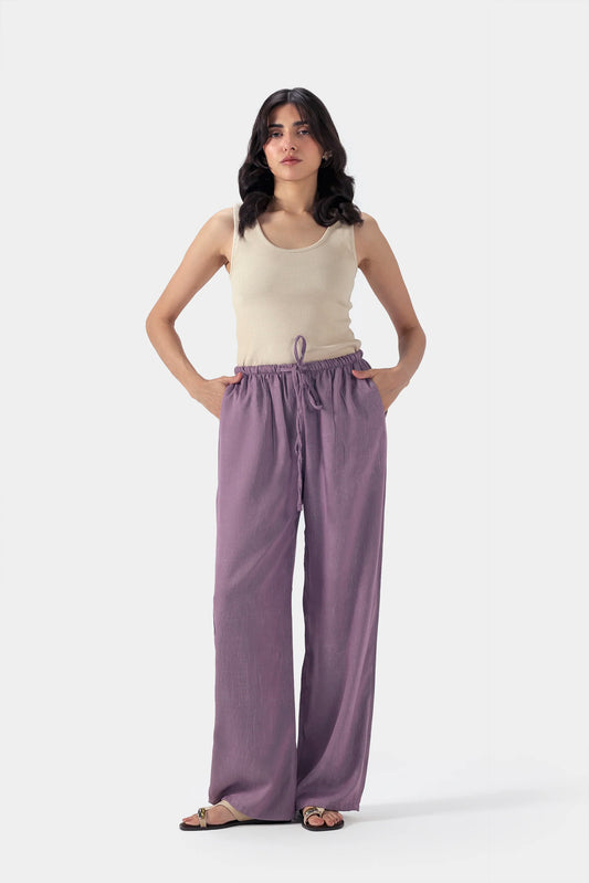 Textured Drawstring Trousers - Cougar Clothing