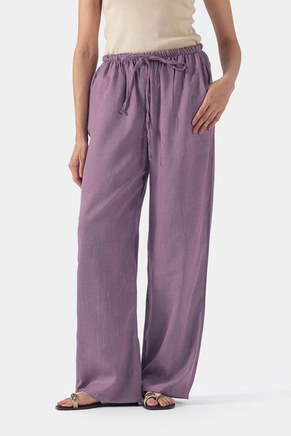 Textured Drawstring Trousers - Cougar Clothing