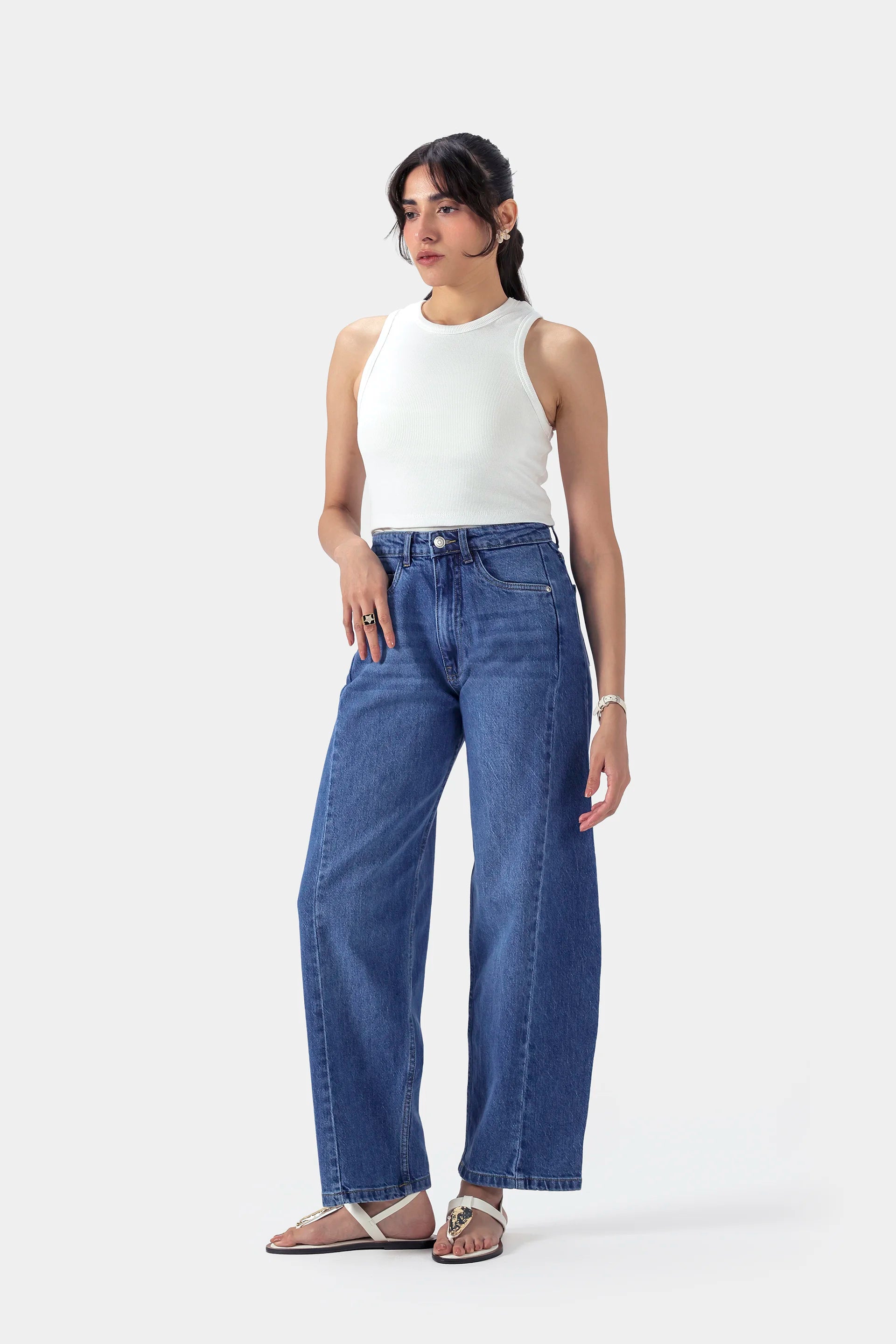 Wide Leg Jeans - Cougar Clothing