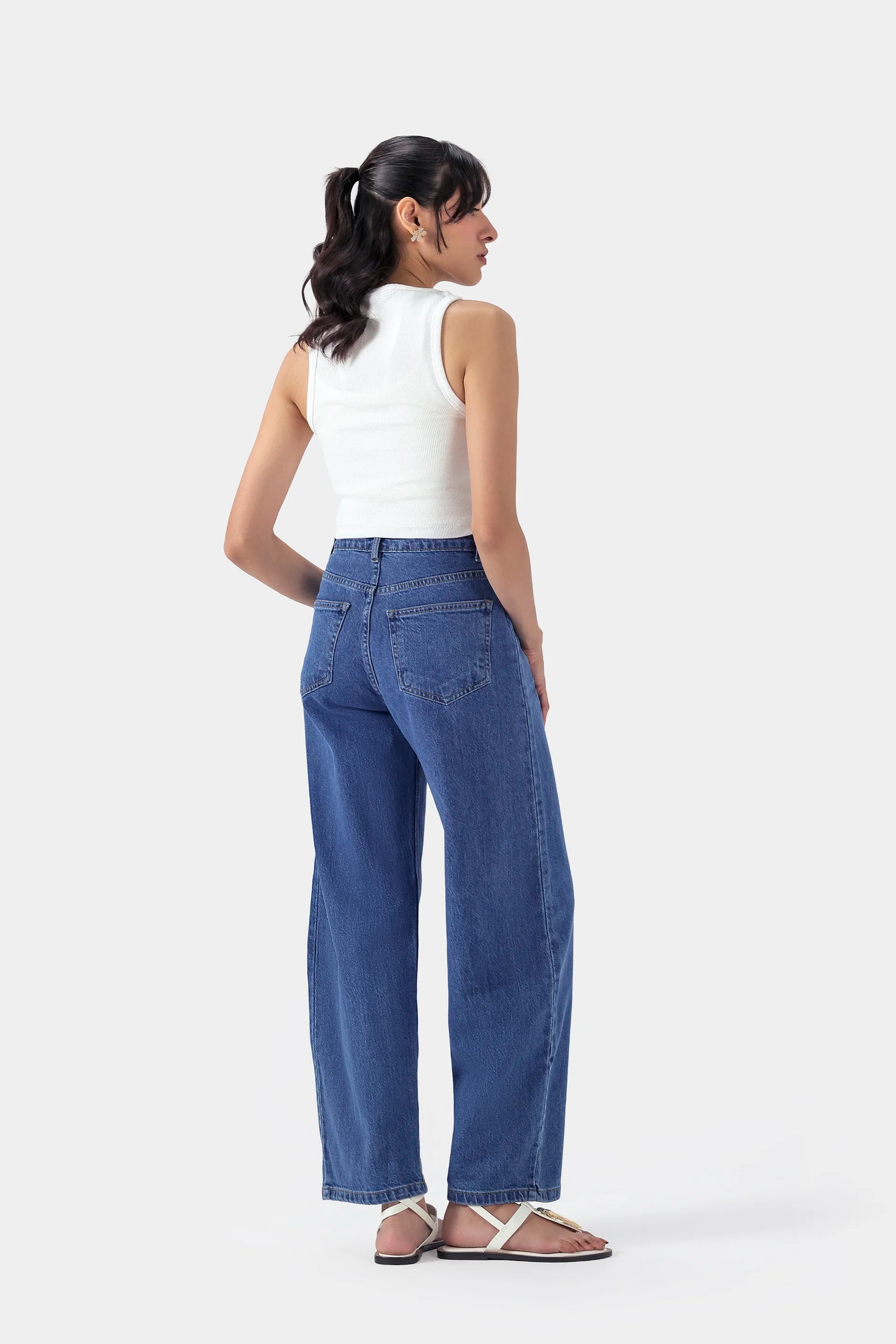 Wide Leg Jeans - Cougar Clothing