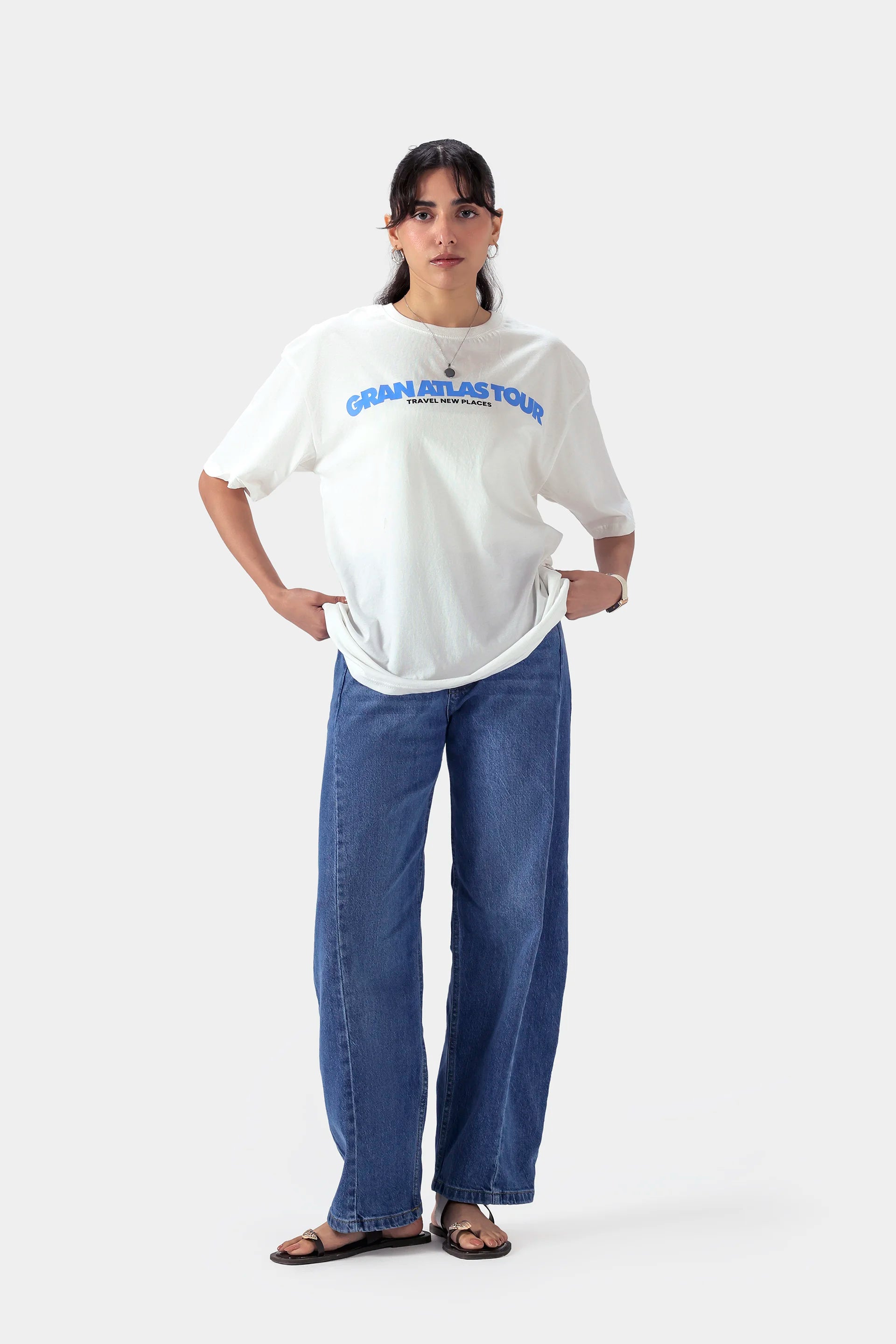 Graphic Oversized T-Shirt - Cougar Clothing
