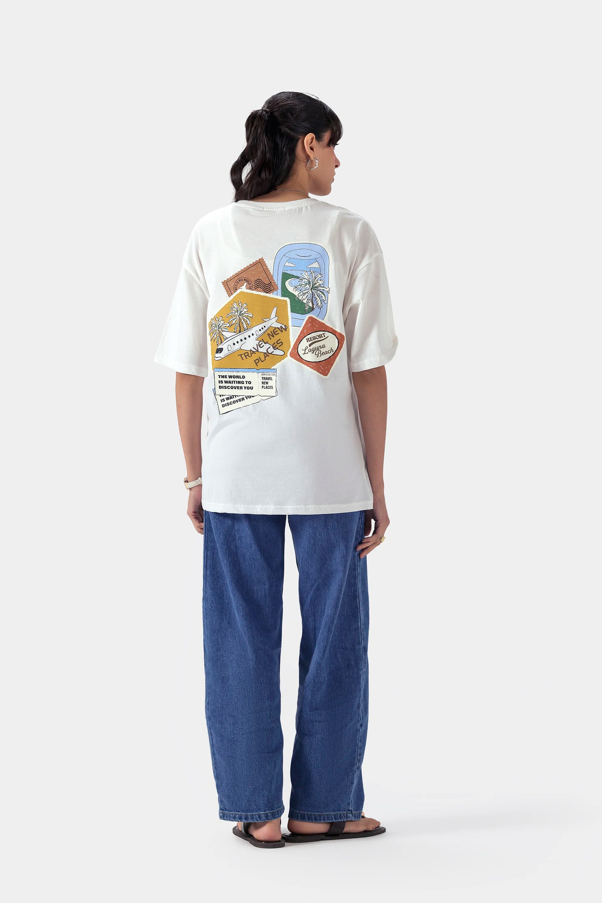 Graphic Oversized T-Shirt - Cougar Clothing