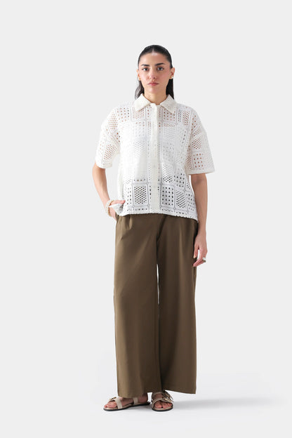 Textured Net Shirt - Cougar Clothing