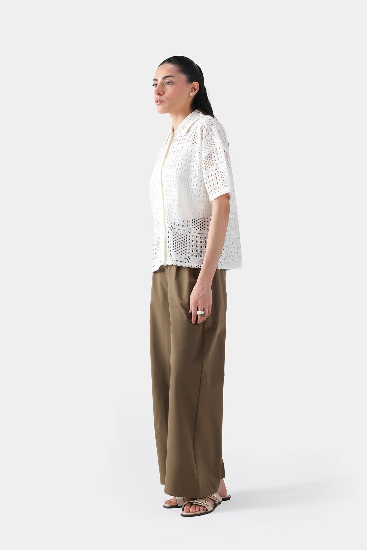 Textured Net Shirt - Cougar Clothing