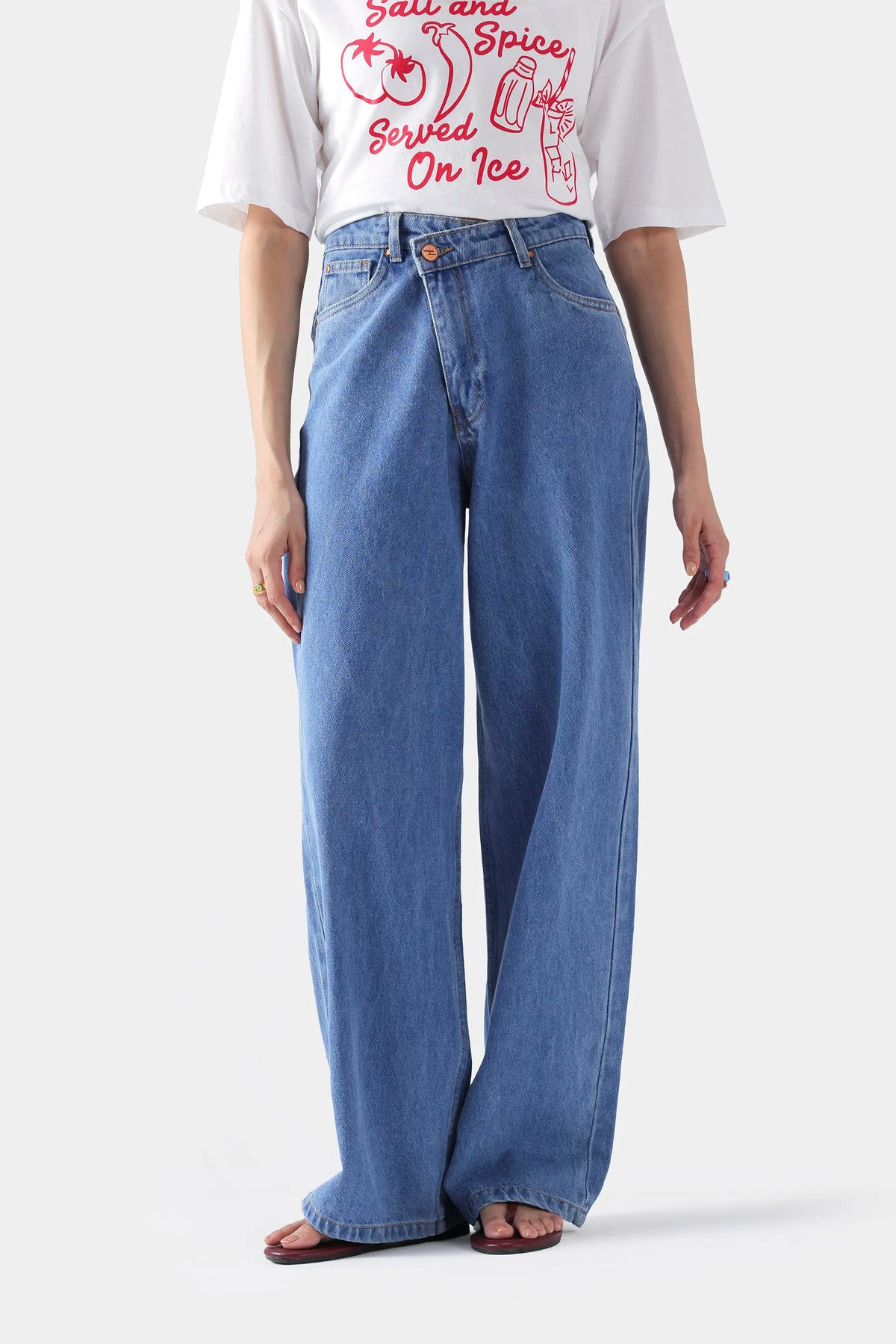 Wide Leg Jeans - Cougar Clothing