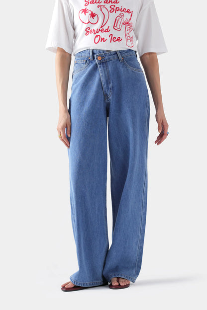 Wide Leg Jeans - Cougar Clothing