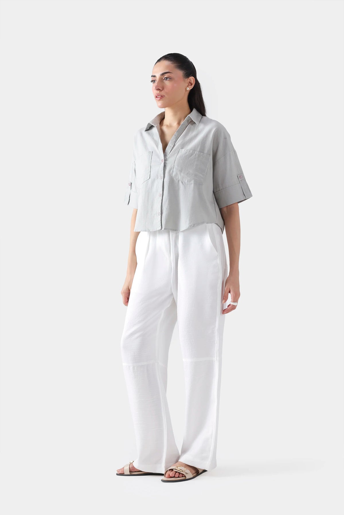 Shirt With Patch Pockets - Cougar Clothing